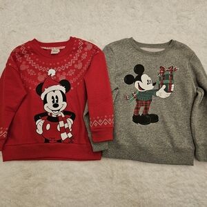 Disney Mickey Mouse Holiday Toddler Sweatshirt Bundle